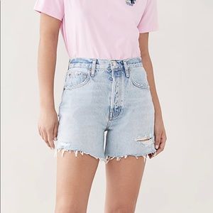 {sold} NWT Agolde Riley High Rise Shorts - Groove